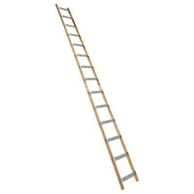 Produktbild von Euroline Holz/Alu Dachdeckerleiter 14 Sprossen