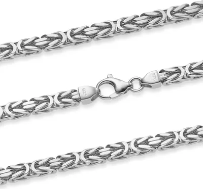 Produktbild von Silberkette Königskette Länge 55cm - Breite 6,1mm - 925 Silber