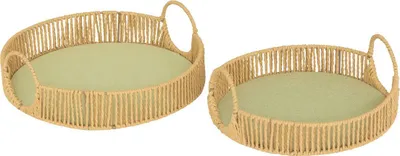 Produktbild von Atmosphera createur d'interieur - 2 tabletts "ali" d35x11cm