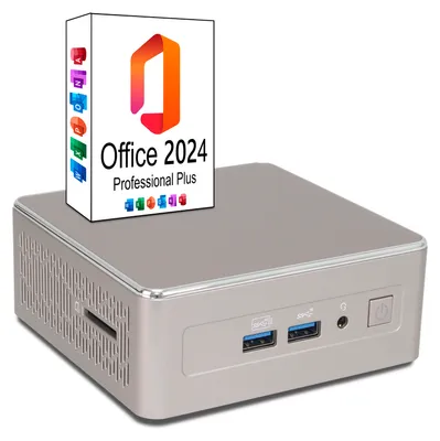 Image de Ank-IX A5 Mini PC   | 16GB RAM | 512Go NVMe SSD | Windows 11 | AMD Ryzen 5 7430U | WiFi & Bluetooth | MS Office 2024