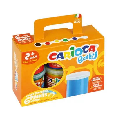 Obrázek produktu pro Carioca Finger paint, Více, Omyvatelný, 80 ml