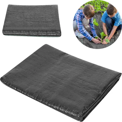 Produktbild von Lospitch 10m² Unkrautvlies Gartenvlies Schutzvlies Unkrautfolie Bodengewebe Beetvlies Unkrautfolie Mulchvlies 1 x 10 m