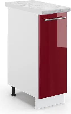 Immagine prodotto di Armadio cucina dispensa alto Vicco Fame-Line Bordeaux lucido 30 cm , PL Marmo, Model 45816