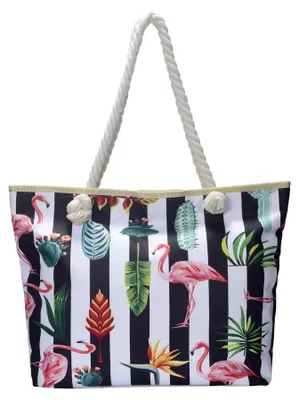 Produktbild von Große Strandtasche Shopper mit Reißverschluss - Fidschi Island