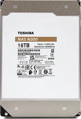 Produktbild von Toshiba N300 NAS - Festplatte - 16 TB - intern - 3.5" (8.9 cm)