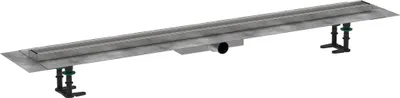 Produktbild von hansgrohe RainDrain Compact Komplettset Duschrinne 1200, befliesbar, für flache Installation, 56173000