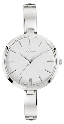 Produktbild von Dugena 4460910 Damen-Armbanduhr, Edelstahl-Gehäuse, Metall-Armband