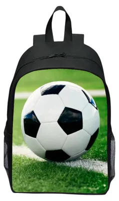 Obrázok produktu pre Ergonomický školský batoh s futbalovým motívom, 30x40x13cm