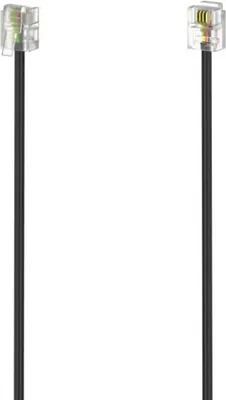 Produktbild von Modularkabel, Stecker 6p4c - Stecker 6p4c, 10 m, 25 Stück Telefonzubehör