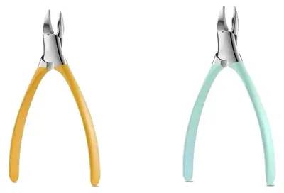 Produktbild von Nagelknipser, Edelstahl, Ergonomisches Design, Gelb und Blau