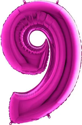 Produktbild von Riesenzahl Folienballon 40"/102cm | Lila #9