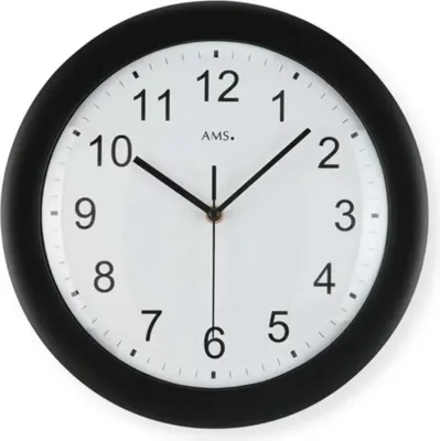 Zdjęcie produktu dla Zegar ścienny sterowany radiowo średnica: 30 cm - model AMS: 5935