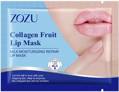 Produktbild von Kollagen-Milch-Lippenmaske ZOZU Fruit – Feuchtigkeit und Verjüngung