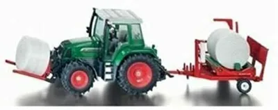 Produktbild von Siku 3861 Traktor mit Ballengabel Fendt 412 Petrol