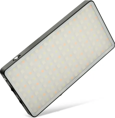 Produktbild von CELLONIC RGB LED Videoleuchte für Kamera – Mini Kameralicht CRI 95, 3200K-8500K, 0-100% dimmbar, USB-C aufladbar