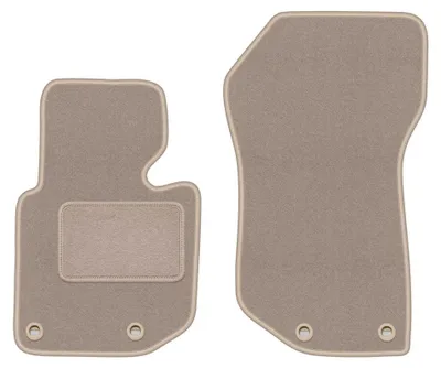 Immagine prodotto di Tappetini anteriori in moquette per BMW 3 E36 1993-2001 (cabrio) – 2 pezzi, beige, su misura – Wielganizator LUX