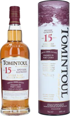 Produktbild von Tomintoul Port Wood 15 Jahre 2009