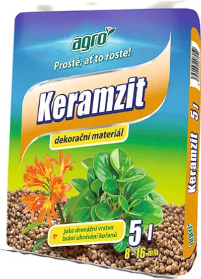 Produktbild von Keramzit Pflanzsubstrat 5L, dekorative Steine für Drainage und Pflanzendekoration