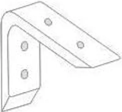 Produktbild von Dolle Konsole Thor 140 x 100 x 30 mm, Schichtholz weiß