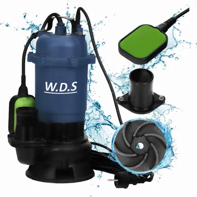 Produktbild von Kraft&Dele WDS2422 Sumpfpumpe 2850W mit Schwimmer und Brecher - Aktion