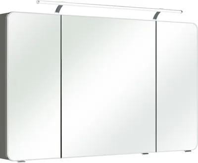 Produktbild von Spiegelschrank Badschrank Badspiegel Spiegel Badezimmerspiegel Bad "Maire II" Steingrau-Hochglanz