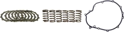 Image de Kit d'embrayage pour Kawasaki EN 500 C, année de fabrication 1996-2003 : disques d'embrayage, ressorts d'embrayage, joint de couvercle d'embrayage de la marque pamoto - Neuf