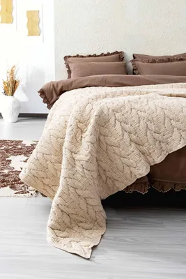 Obrázok produktu pre L'essentiel Maison, kvalitná prikrývka na dvojlôžko 240x260 cm, 100% bavlna a ľan, prírodná