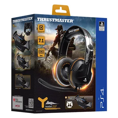 Produktbild von Thrustmaster Y-350P 7.1 Ghost Recon, Kabelgebunden, Gaming, Kopfhörer, Schwarz, Orange