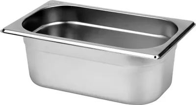 Image de Bacs gastro, Bacs gastro en inox GN 1/4 profondeur 100mm, 265x162mm