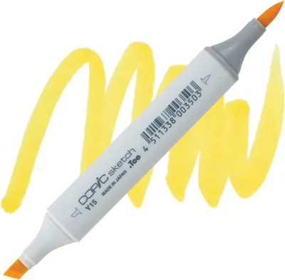 Immagine prodotto di COPIC Sketch bifacciale Pennello e scalpello, Y15 Giallo cadmio