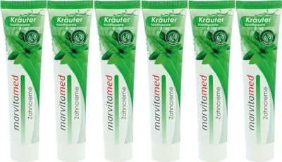 Produktbild von 6x 125 ml Zahncreme Marvita Kräuter