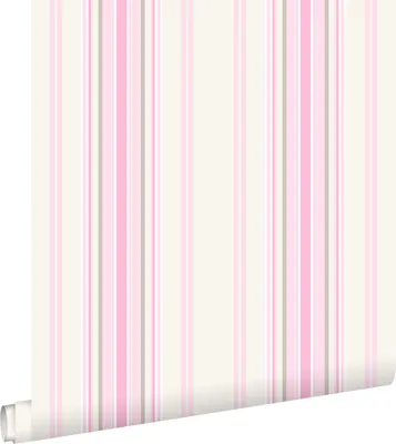 Produktbild von ESTAhome Tapete Streifen Hellrosa und Beige 53 cm x 10.05 m