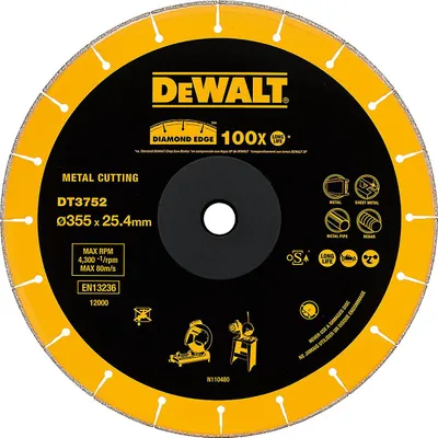 Immagine prodotto di DEWALT Diamanttrennscheibe Metall 355x25,4mm
