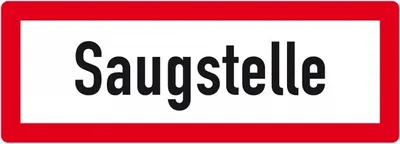 Produktbild von Dreifke® Schild I Feuerwehr-Hinweisschild Saugstelle, Aluminium RA0, reflekti...