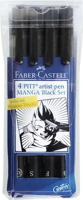 Zdjęcie produktu dla FABER-CASTELL Tuschestift Pitt Artist Pen Farbe 199 4x