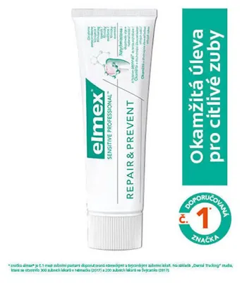 Image de Elmex - Pain Relief Toothpaste Sensitiv e Professional Repair & Prevent 75 ml 75ml