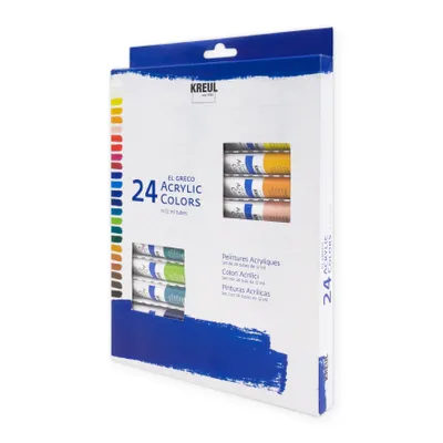 Immagine prodotto di KREUL Acrylfarbe el Greco, 12 ml, 24er-Set