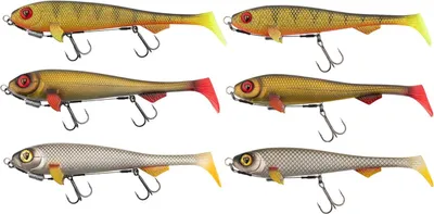 Produktbild von Fox Rage Super Slick Shad - montierter Gummifisch, Farbe:UV Natural Perch, Länge:18cm