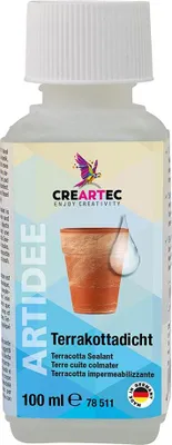 Produktbild von CREARTEC Terrakottadicht - 100ml - zum Abdichten von Objekten aus Keramik, Steingut und Terracotta