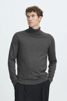 Obrázek produktu pro Casual Friday CFEDIN Pánský svetr s rolákem, jemně pletený, směs bavlny, regular fit