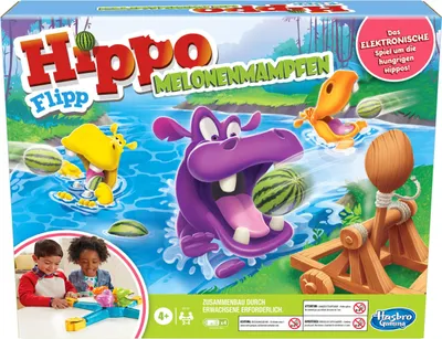Produktbild von Hasbro E9707 - Hippo Flip: Melonenmampfen
