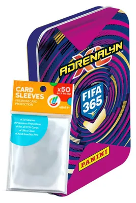 Produktbild von Bundle mit FIFA 365 Adrenalyn XL 2027 Trading Cards - 1 Mini Tin Box (zufällige Auswahl) + exklusive collect-it Hüllen