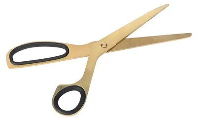 Produktbild von Schere aus schwarzem und goldenem Edelstahl