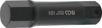 Produktbild von BGS 5246-H24 Innensechskant-Bit, 100 mm lang, 24 mm, 22 mm 6-kant
