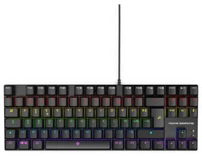 Image de Clavier Gamer Mécanique Nova Gaming Sculptor TKL, LED RGB, Compact