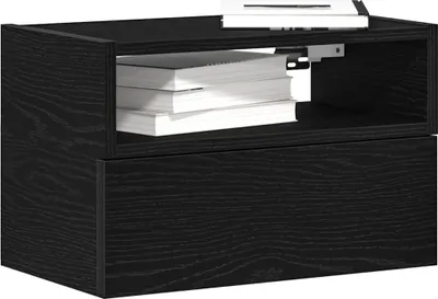 Zdjęcie produktu dla VidaXL 858598, Czarny, Drewno, 60 kg, 5 kg, 450 x 260 x 150 mm, 450 mm