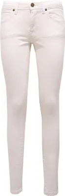 Produktbild von 4136Z pantalone donna BURBERRY BRIT SKINNY LOW-RISE white denim jeans woman
