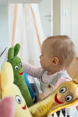 Obrázek produktu pro Bludišťák zelený plyšový 35cm 0m+