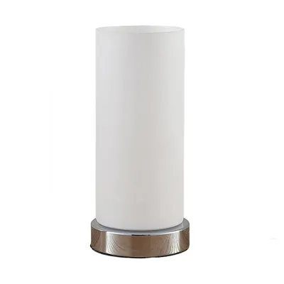 Produktbild von Lindby Tischlampe Elianna, weiß, Glas, 24 cm, dimmbar, E14