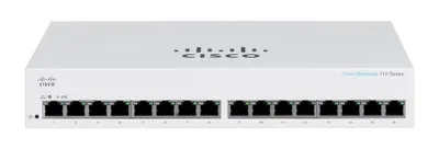 Immagine prodotto di Cisco CBS110 Unmanaged L2 Gigabit Ethernet (10/100/1000) 1U grigio